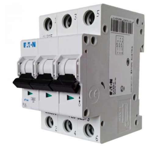 Автоматичний вимикач Eaton PL6-B2/3 6 kA