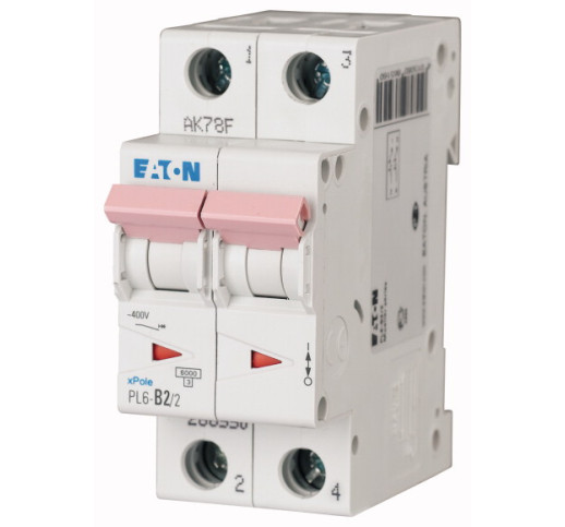 Автоматичний вимикач Eaton PL6-B10/2 6 kA