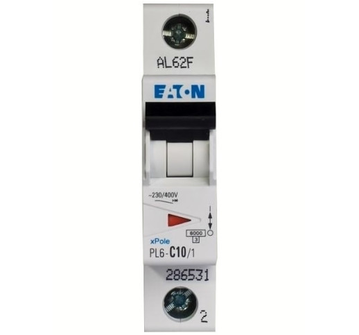 Автоматичний вимикач Eaton PL6-C2/1 6 kA