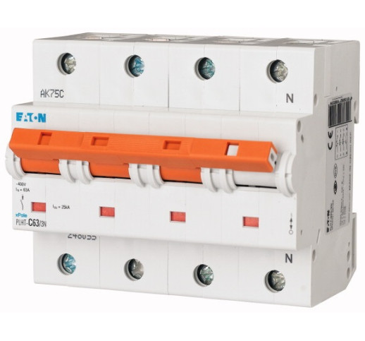 Автоматичний вимикач Eaton PLHT-C125/3N 25 kA