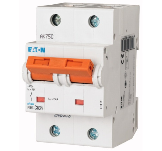 Автоматичний вимикач Eaton PLHT-C80/2 25 kA