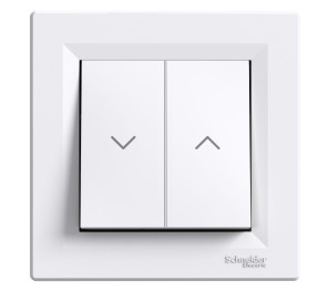 Вимикач кнопковий "ЖАЛЮЗІ" Schneider Electric Asfora EPH0800121