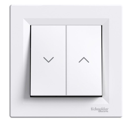 Вимикач кнопковий "ЖАЛЮЗІ" Schneider Electric Asfora EPH0800121