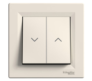 Вимикач кнопковий "ЖАЛЮЗІ" Schneider Electric Asfora EPH1300123