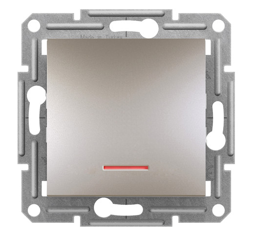 Вимикач з підсвіткою Schneider Electric Asfora EPH1400169