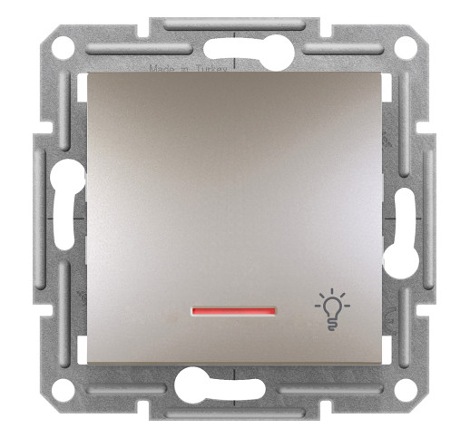 Кнопка світло з підсвічуванням Schneider Electric Asfora EPH1800169
