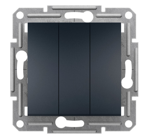 Вимикач 3-клавішний Schneider Electric Asfora EPH2100171