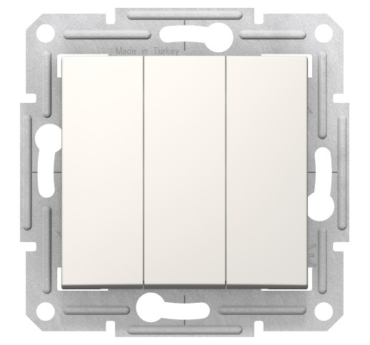 Вимикач трьохклавішний Schneider Electric Sedna SDN0300623