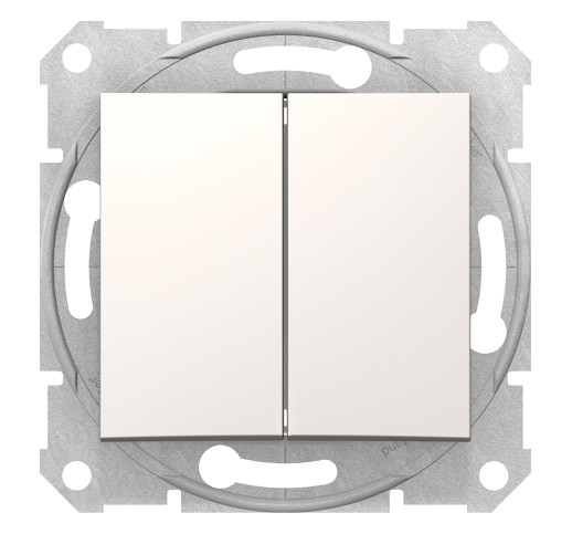 Кнопка подвійна Schneider Electric Sedna SDN1100123