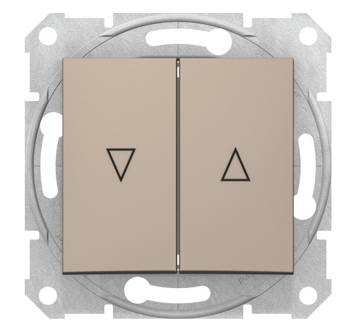 Перемикач для жалюзі кнопковий Schneider Electric Sedna SDN1300368