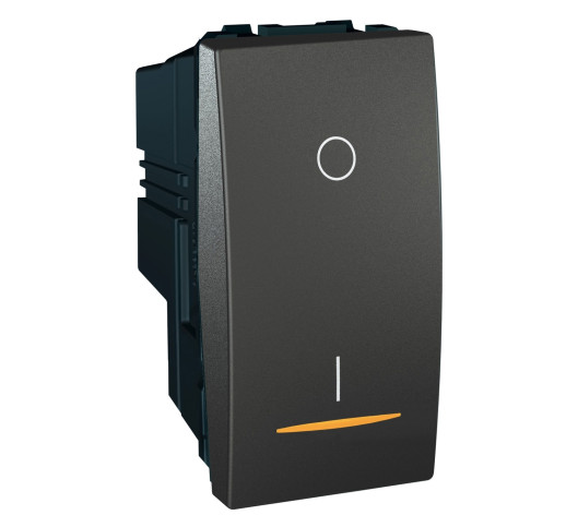 Вимикач двополюсний з індикацією Schneider Electric Unica MGU3.162.12S
