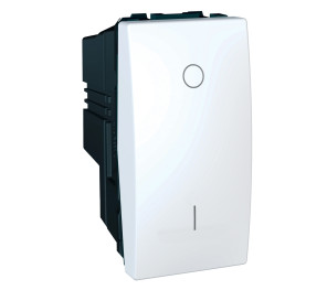 Вимикач двополюсний Schneider Electric Unica MGU3.162.18