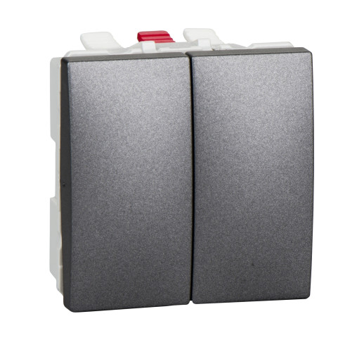 Вимикач 2-модульний, 2-кл Schneider Electric Unica MGU3.211.12