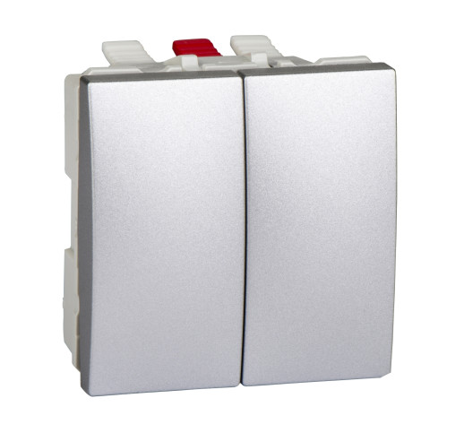Вимикач 2-модульний, 2-кл Schneider Electric Unica MGU3.211.30