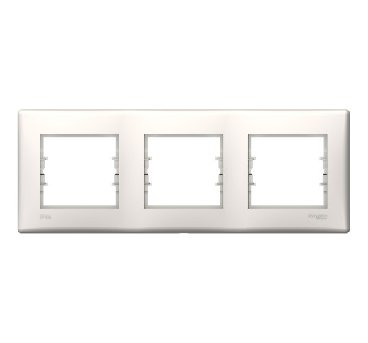 Рамка 3-місна IP44 Schneider Electric Sedna SDN5810723