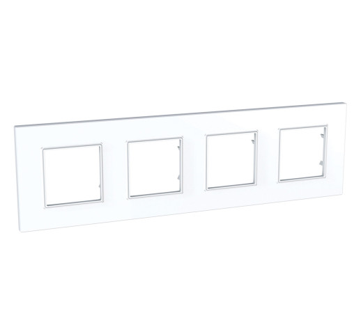 Рамка 4-місна Schneider Electric Unica Quadro MGU2.708.18