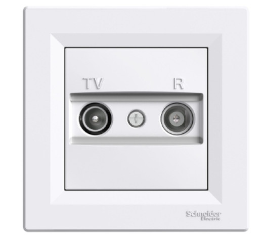 Розетка TV/R кінцева Schneider Electric Asfora EPH3300121