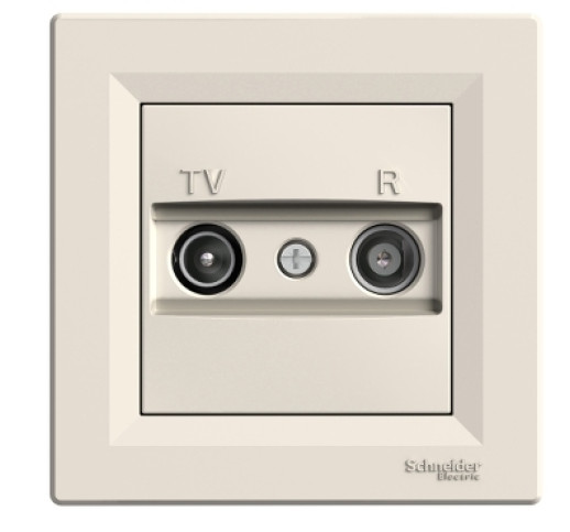 Розетка TV/R прохідна Schneider Electric Asfora EPH3300223