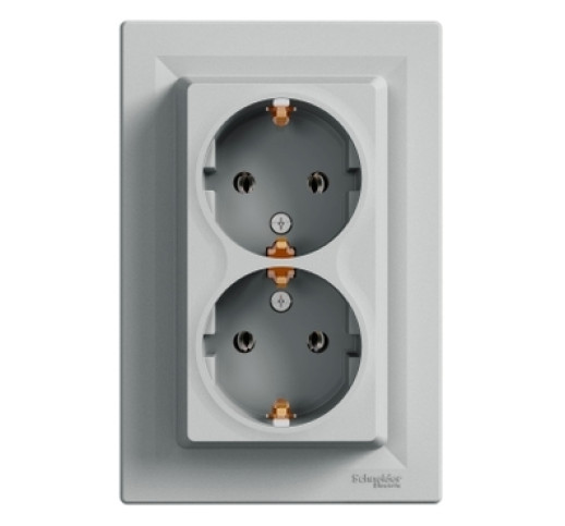 Розетка подвійна Schneider Electric Asfora EPH9900161