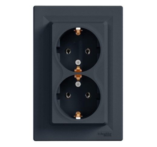 Розетка подвійна Schneider Electric Asfora EPH9900171