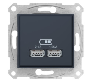 Розетка USB Schneider Electric Sedna SDN2710270 Розетка USB Schneider Electric Sedna SDN2710270
