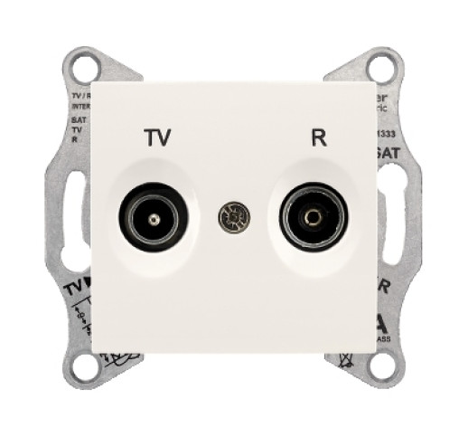Розетка TV/R кінцева Schneider Electric Sedna SDN3301623