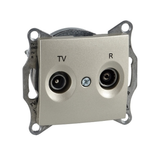 Розетка TV/R кінцева Schneider Electric Sedna SDN3301668