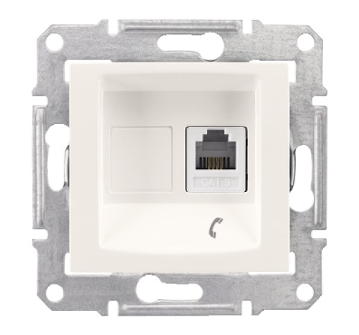 Розетка RJ11 телефонна Schneider Electric Sedna SDN4101123