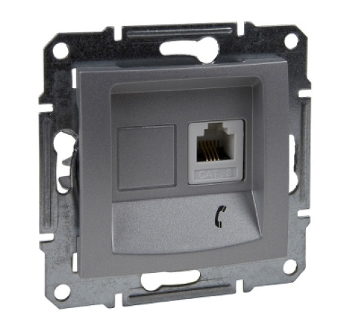 Розетка RJ11 телефонна Schneider Electric Sedna SDN4101160