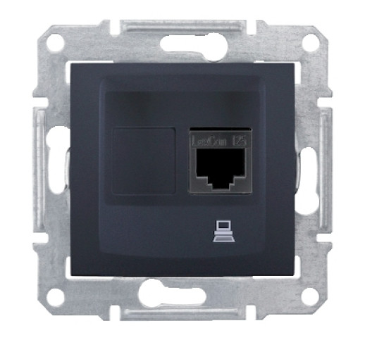 Розетка RJ45 комп'ютерна кат. 5Е Schneider Electric Sedna SDN4300170
