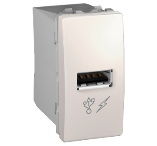 Розетка USB 1М Schneider Electric Unica MGU3.428.25