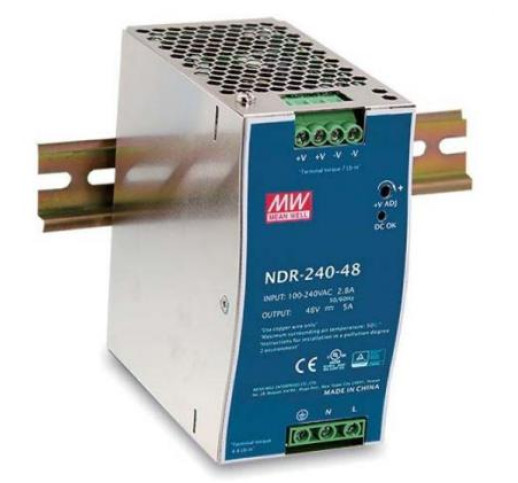 Блок живлення Mean Well NDR-240-24 240ВТ, 24В, 10А