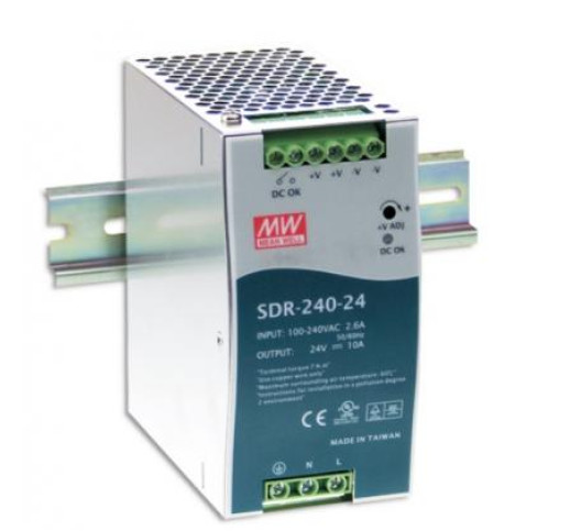 Блок живлення Mean Well SDR-240-24 240ВТ, 24В, 10А