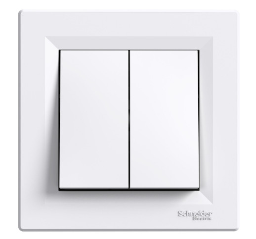 Вимикач Schneider Electric Asfora EPH0300121 2-клавішний
