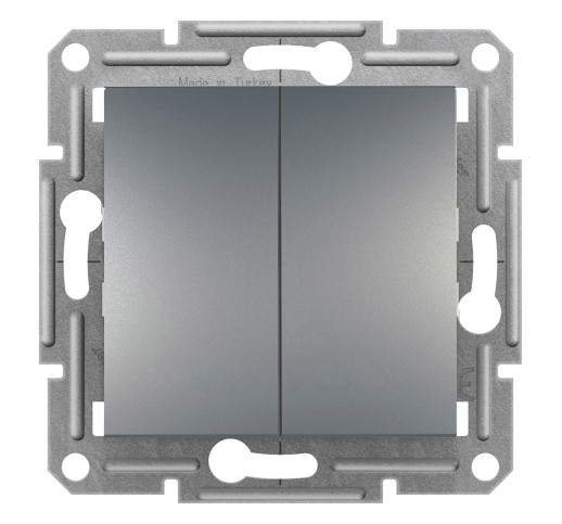 Перемикач Schneider Electric Asfora EPH0600162 2-клавішний